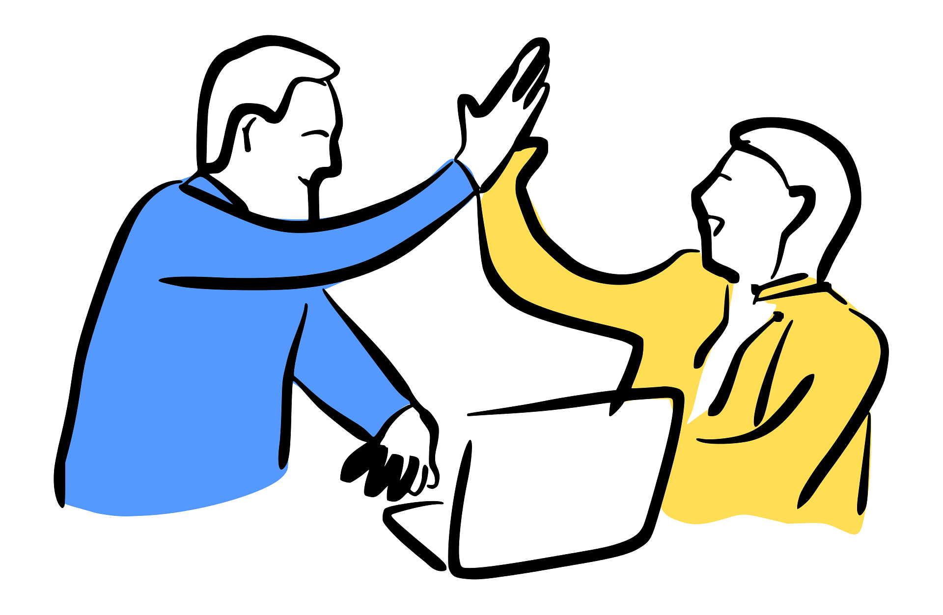 NexLuck office team collaborating on a handshake partnership